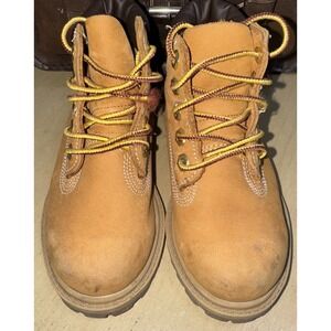 Timberland Classic 6-Inch Little Kids Size 8M Brown Leather Boots Shoes